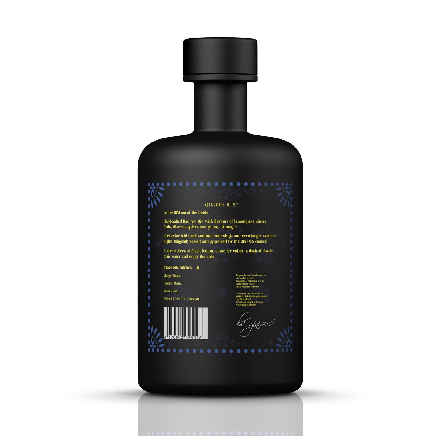GINIOUS GIN ® (500 ml) - GINIOUS GIN