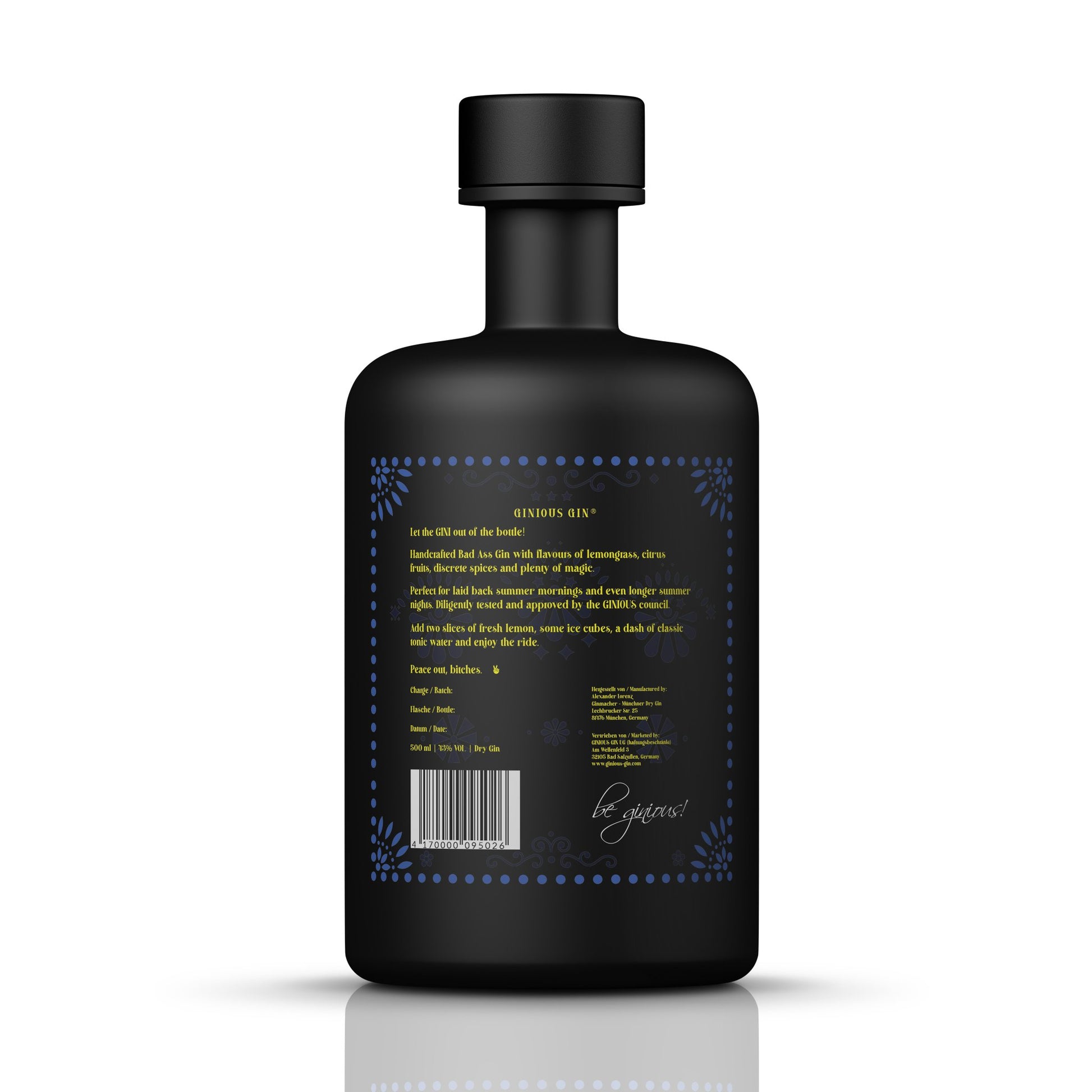 GINIOUS GIN ® (500 ml) - GINIOUS GIN